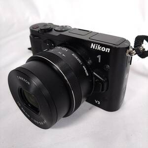 ニコン Nikon 1 V3 ボディ ブラック デジタルカメラ 10‐30㎜ 1:3.5-5.6 VR デジカメ ミラーレス一眼 動作未確認 KB1507