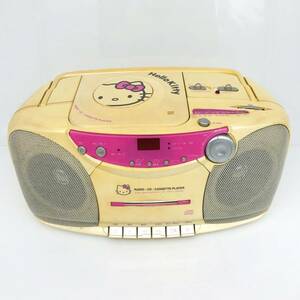 ★中古★ドウシシャ　CDラジカセ　ハローキティ　DCD-300　2004年製　キティちゃん