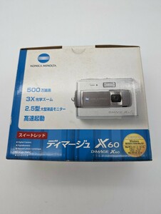 KONICA MINOLTA DiMAGE X60 コニカミノルタ ディマージュ X60 DG-X60R スイートレッド 赤 RED コンパクトデジタルカメラ デジカメ