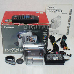 【送料無料】Canon 「IXY DV M3」 miniDV ビデオカメラ ダビングなどに 動作確認済み