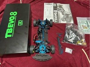 TAMIYA TB EVO.8シャーシキット　モーター アンプ サーボ付き