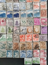 使用済み切手　「昭和切手・産業図案切手」　７３枚_画像3