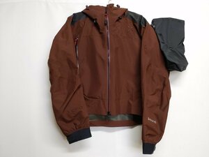 (管81265)未使用 Shimano シマノ GORE-TEX ゴアテックスショートレインジャケット RA-211P Lサイズ バーガンディ シーバス レインウェア