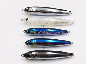 (管81220)メロン屋工房 TWZ 200F 165F 5点セット ダイビングペンシル ルアー ソルトトップ 青物