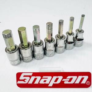 ★7個セット Snap-on スナップオン 3/8 ヘックスソケット 六角 FAM 4E/5E/6E/7E/8E/9E/10E 領収OK w0224-10-0