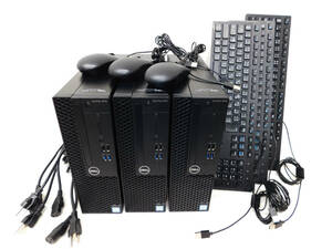 3台セット DELL/デル デスクトップ PC/パソコン OptiPlex 3070 SFF 中古 win10 Pro/HDD 1TB/メモリ 8GB/core i5-9500 3.0GHz