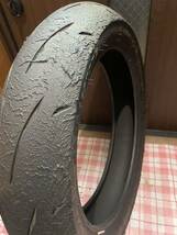 中古MCタイヤ BRIDGESTONE BATTLAX RACING R11 MEDIUM 140/70R17 ブリヂストン バトラック レーシング 140 70 17 4918 K4585_画像4