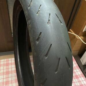 中古MCタイヤ 2021年製造 MICHELIN 2CT power GP 120/70ZR17 ミシュラン パワー 120 70 17 1921 K4634の画像5