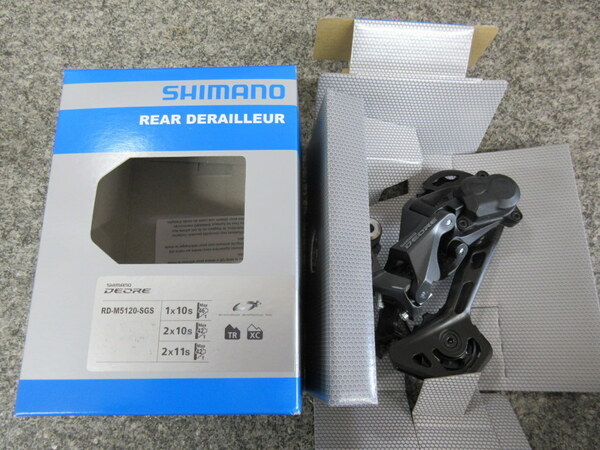 シマノ DEORE RD-M5120-SGS 10S/11S対応　シャドーRディレーラー　未使用品 