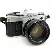 Canon AE-1 FD 50mm 1:1.4 シルバーボディ フィルムカメラ alp梅0217_画像1