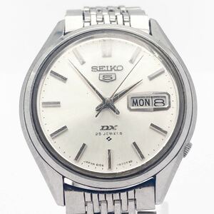 稼働品 SEIKO 5 DX 25石 6106-7030 メンズ 自動巻き 腕時計 alp梅0216