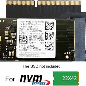 【新品】Macbook Pro M.2 NGFF M-Key NVME SSD 変換カード 2016 2017 13インチ A1708 A1707 A1706用 E426の画像2