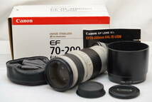 キヤノン Canon EF 70-200mm F4 L IS USM 手ブレ補正 望遠 ズームレンズ フルサイズ対応 デジタルカメラ 1216_画像1