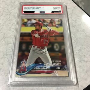 [PSA 10 GEM MT 鑑定済] 大谷翔平 MLB ルーキーカード RC 2018 TOPPS UPDATE SERIES SHOHEI OHTANI #US285 リアル二刀流 ROOKIE DEBUT