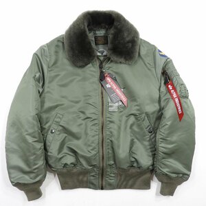 美品 ALPHA アルファ B-15D CORE SPEC VINTAGE MODEL U.S.スペック size M #14506 TA0224-021 フライトジャケット アメカジ ミリタリー