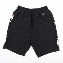 Champion チャンピオン C3-PS516 ハーフパンツ ブラック size L #14538 アメカジ スポーツ ビッグロゴ ショーツ ショートパンツ_画像1