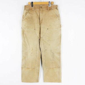 Carhartt カーハート ダック ダブルニー ペインターパンツ アメリカ製 ブラウン size 33 #14507 アメカジ ワーク コットン USA 米国製