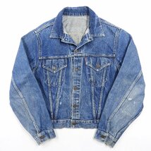 60's LEVIS リーバイス 557 3rd デニムジャケット BIGE #14631 ヴィンテージ ビンテージ アメカジ サード ビッグE Gジャン ジージャン_画像1