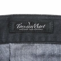 TORNADO MART トルネードマート ブラック デニムパンツ 加工 size S #14967 ジーンズ ストレッチ カジュアル_画像3