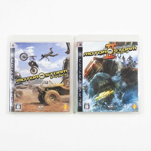 PS3 モーターストーム 1 2 2点セット MOTORSTORM1・2 プレイステーション3 #15058 送料360円 趣味 ゲームソフト コレクション