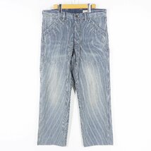 ポロ ラルフローレン ヒッコリー デニムペインターパンツ size 34 #15172 NAVAL CLOTHING FACTORY ワークパンツ アメカジ_画像1