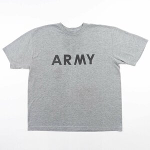 ミリタリー プリント Tシャツ ARMY グレー #15192 送料360円 トップス Tee