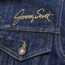 JEREMY SCOTT ジェレミー スコット デニムジャケット size S #15257 アメカジ ジージャン 刺繍_画像4