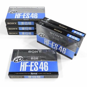 未使用 SONY HF-ES 46分カセットテープ 6本セット #15369 送料360円 希少 ソニー 趣味 コレクション