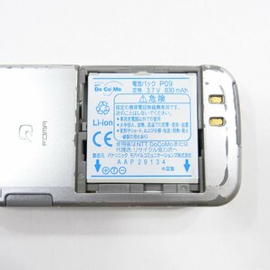 docomo PANASONIC FOMA P903i ブラウン×シルバー 本体 白ロム 025204 #15446 送料360円 趣味 コレクション ドコモ パナソニック フォーマの画像6