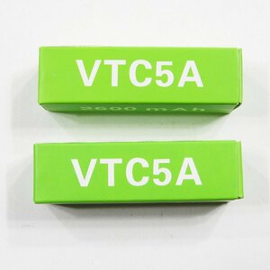 未使用 VTC5A MURATA 2本セット 2600mA vape ベイプ 電子タバコ用バッテリー #15523 送料360円