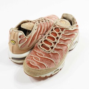 NIKE ナイキ AH6788-201 Womens Air Max Plus LX エアマックス プラス LX ダスティ ピーチ レディース size 10 #15720 ベロア スニーカー