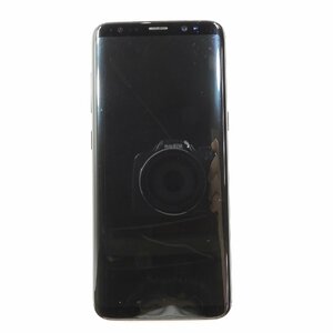 ジャンク au SCV36 SAMSUNG Galaxy S8 ミッドナイトブラック SIMロック解除済 #15625 送料360円 アンドロイド スマートフォン スマホ