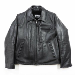 美品 Schott ショット 643 ライダースジャケット Size 46 #15762 アメカジ バイカー レザージャケット ビッグサイズ