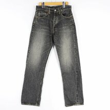 美品 ダブルワークス 27001 スタンダードストレート デニムパンツ ブラック size 31 #15845 DUBBLE WORKS ジーンズ アメカジ ウエアハウス_画像1