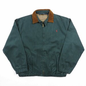 POLO Ralph Lauren ポロ ラルフローレン コットン ジャケット グリーン size M #16979 アメカジ ブルゾン