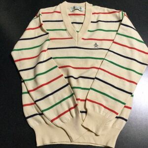 マンシングウェア Munsingwear Vネックセーター ゴルフウェア USED