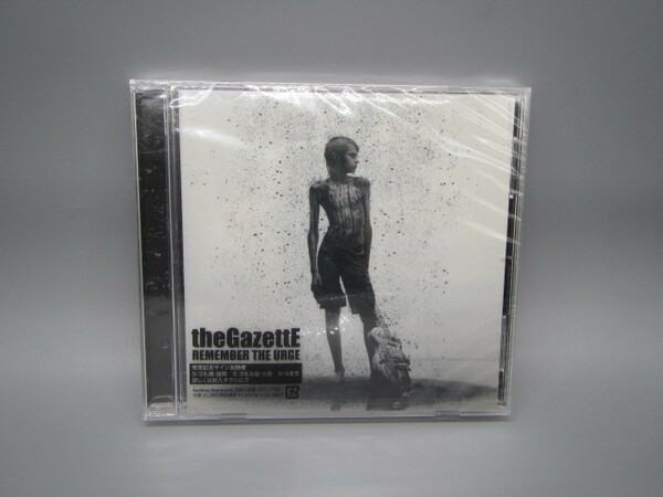 the GazettE/ガゼット【REMEMBER THE URGE】初回仕様盤