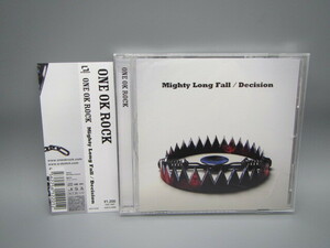 ONE OK ROCK【Mighty Long Fall/Decision】帯・ステッカー付き