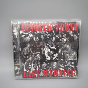AGNOSTIC FRONT/アグノスティック・フロント【Last Warning】輸入盤