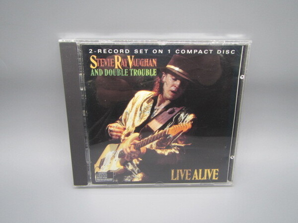 Stevie Ray Vaughan/スティーヴィー・レイ・ヴォーン&ダブル・トラブル【Live Alive】輸入盤1986年盤