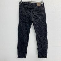 中古 古着 Lee デニムパンツ W32 リー レギュラーフィット ブラック コットン メキシコ製 古着卸 アメリカ仕入 2402-379_画像5