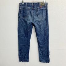 中古 古着 Wrangler デニムパンツ W36 ラングラー ビッグサイズ インディゴ コットン メキシコ製 古着卸 アメリカ仕入 2402-664_画像6