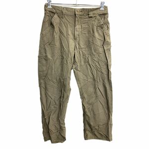 中古 古着 Carhartt ワークパンツ W33カーハート ペインターパンツ ブラウン系 コットン 古着卸 アメリカ仕入 2402-249