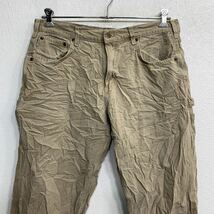 中古 古着 Carhartt ワークパンツ W35 カーハート ペインターパンツ ベージュ コットン メキシコ製 古着卸 アメリカ仕入 2402-415_画像2