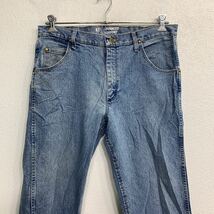 中古 古着 Wrangler デニムパンツ W35 ラングラー ブルー メキシコ製 古着卸 アメリカ仕入 2402-582_画像2