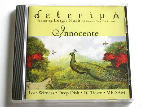 デレリアム/Innocente (US盤マキシCD) ■ ティエスト DJ Tiesto / Deep Dish / Mr Sam / Lost Witness / Leigh Nash / Delerium