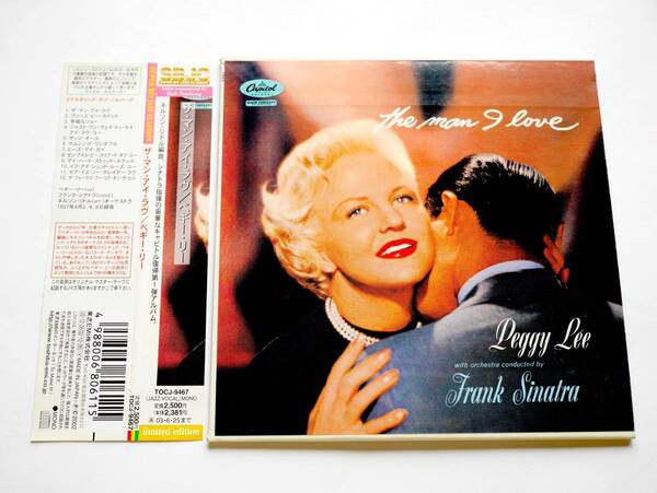 ペギー・リー/The Man I Love リマスター盤CD (帯付国内盤) ■ フランク・シナトラ Frank Sinatra / ガーシュイン Gershwin / Peggy Lee