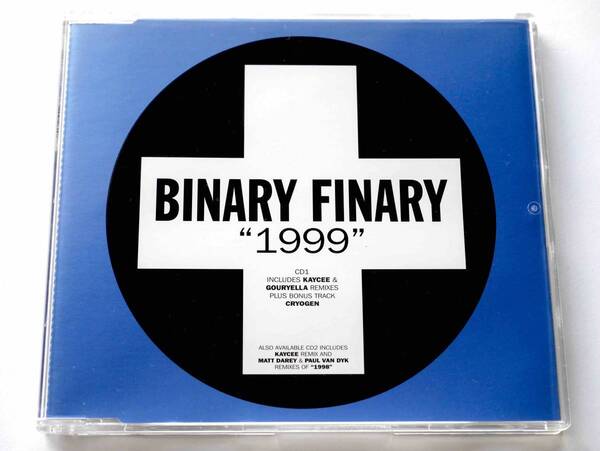 Binary Finary/1999 (UK盤CD) ■ グリエラ Gouryella / フェリー・コーステン Ferry Corsten / ティエストTiesto / Positiva