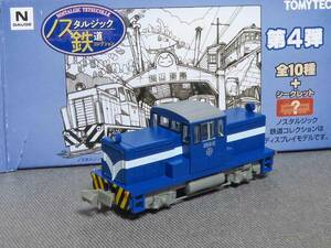 ノスタルジック鉄道コレクション 第4弾 富井化学工業 凸型 ディーゼル機関車 DB形 青