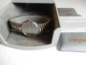 【動作品】LONGINES ロンジン/ コンクエスト Ti チタン/ メンズ/クオーツ/カレンダー/ ウォッチ/腕時計 ◆訳アリ◆